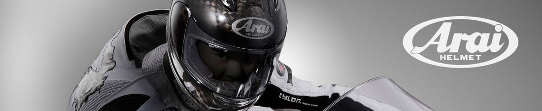 Arai helmet banner