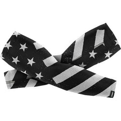 Zan Headgear Sportflex Arm Sleeve - Black/White Flag - Large