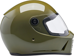 Biltwell Lane Splitter Helmet Gloss Olive Green