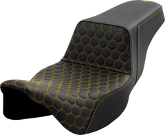 Saddlemen Step-Up Seat - Honeycomb - Extended Reach - Fl '08-'23