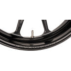 Slyfox Track Pro - Rear - Single Disc/Without Abs - Black - 17X6
