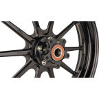 Slyfox Track Pro - Rear - Single Disc/Without Abs - Black - 17X6
