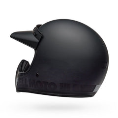 Bell Helmets Moto-3 Classic Matte/Gloss Blackout Helmets