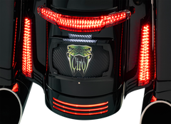 Ciro Filler Panel Light - Smoke Lens - Red Leds - Black |