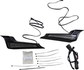 Ciro Filler Panel Light - Smoke Lens - Red Leds - Black |