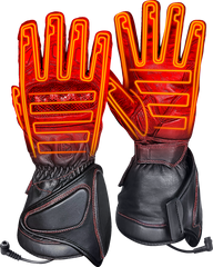 Gerbing Heated Clothing 12V Extreme Hard Knuckle Heated Gloves - Black |