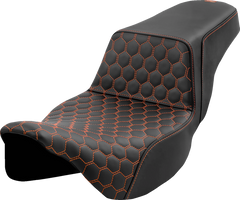 Saddlemen Step-Up Seat - Honeycomb - Extended Reach - Fl '08-'23
