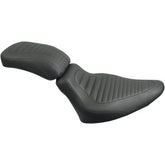 Mustang Tripper Solo Seat - Tuck And Roll - Flst '08-'17
