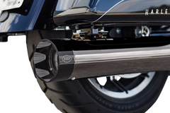 S&S Cycle 2-Into-1 Lava Chrome Sidewinder® Exhaust System - 49-State