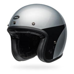 Bell Helmets Custom 500 Chassis Gloss Silver/Black Helmets