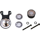 Klock Werks Ambidextrous Handlebar Mount - Iomount™ - Black (1996-2024 H-D)