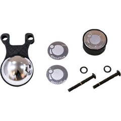 Klock Werks Ambidextrous Handlebar Mount - Iomount™ - Black (1996-2024 H-D)