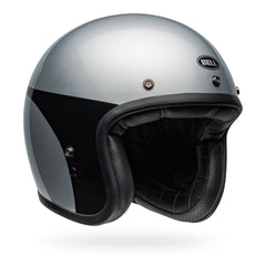 Bell Helmets Custom 500 Chassis Gloss Silver/Black Helmets