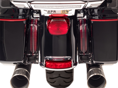 Ciro Filler Panel Light - Red Lens - Red Leds - Chrome |