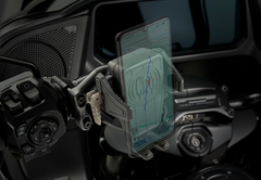 Ciro Phone Holder - Cybercharger® - Gen 2 - Black - Black Offset Perch Mount |