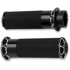 Arlen Ness - Beveled Grips - Black