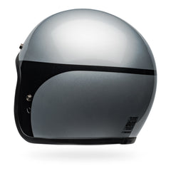 Bell Helmets Custom 500 Chassis Gloss Silver/Black Helmets