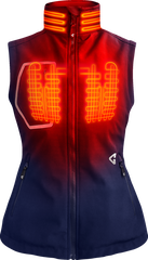 Gerbing Heated Clothing Women'S 7V Torrid Softshell Heated Vest 2.0 - Navy |