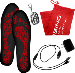 Gerbing Heated Clothing 3V Rechargeable Heated Insoles With Remote |