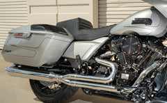 Feuling Parts Stainless, Straight Can, Show Polished, Short End Cap - Anti-Reversion M-Eight Bagger 2 Into 1 Exhaust