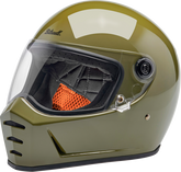 Biltwell Lane Splitter Helmet Gloss Olive Green