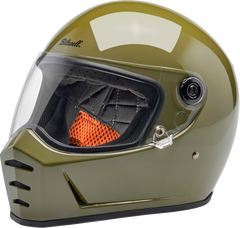 Biltwell Lane Splitter Helmet Gloss Olive Green