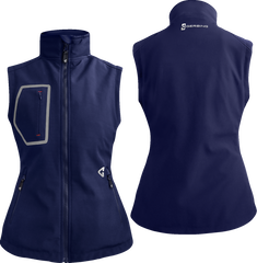 Gerbing Heated Clothing Women'S 7V Torrid Softshell Heated Vest 2.0 - Navy |