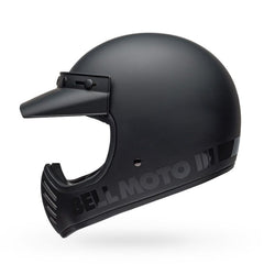 Bell Helmets Moto-3 Classic Matte/Gloss Blackout Helmets