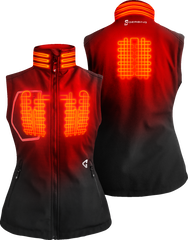 Gerbing Heated Clothing Women'S 7V Torrid Softshell Heated Vest 2.0 - Black |