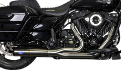 S&S Cycle 2-Into-1 Diamondback Exhaust System - Stainless Steel - 50-State