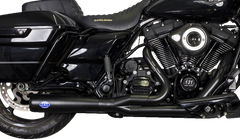 S&S Cycle 2-Into-1 Diamondback Exhaust System - Guardian Black - 50-State