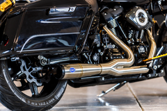 S&S Cycle 2-Into-1 Diamondback Exhaust System - Stainless Steel - 50-State