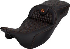 Saddlemen Roadsofa™ Seat - Honeycomb - Extended Reach - Without Backrest - Flh/Flt '08-'23