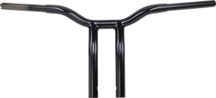La Choppers 12" Handlebar - Kage Fighter - One Piece - Bent - Black |