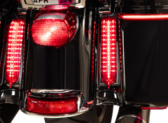 Ciro Filler Panel Light - Clear Lens - Red Leds - Black |