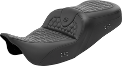 Saddlemen Roadsofa™ Seat - Honeycomb - Without Backrest - Heated - Fl '08-'23