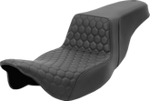 Saddlemen Step-Up Seat - Honeycomb - Extended Reach - Fl '08-'23
