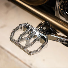 Thrashin Supply Aggressor Mini Floorboards - Chrome