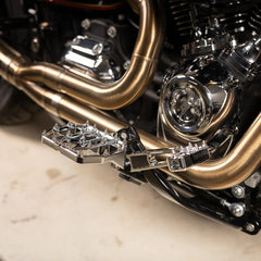 Thrashin Supply Aggressor Mini Floorboards - Chrome