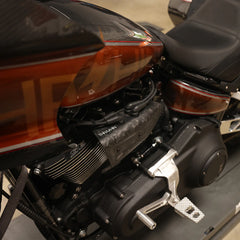 Thrashin Supply - Air Scoop | Milwaukee Eight Engine - Matte Forged Carbon