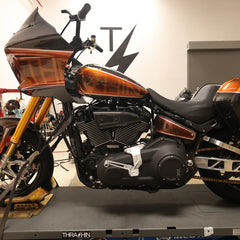 Thrashin Supply - Air Scoop | Milwaukee Eight Engine - Gloss Twill Weave Carbon