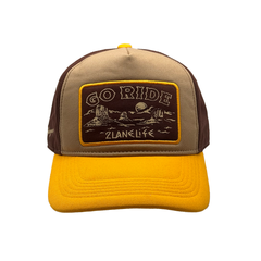 GO RIDE - 5 Panel Snapback Hat