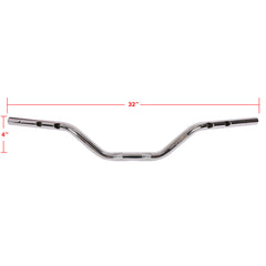 Thrashin Supply 2024-2025 Flh Mid Bend Bars - Chrome
