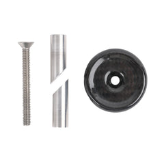 Thrashin Supply Carbon Stem Cap | Road Glide - Gloss Woven