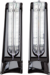 Ciro Filler Panel Light - Clear Lens - Red Leds - Black |