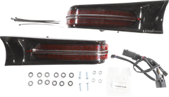 Ciro Filler Panel Light - Red Lens - Red Leds - Chrome |