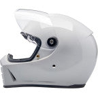 Biltwell Lane Splitter Helmet Gloss White