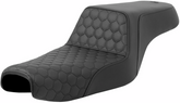 Saddlemen Step-Up Seat - Honeycomb - Sportster '04-'21
