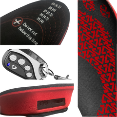 Gerbing Heated Clothing 3V Rechargeable Heated Insoles With Remote |