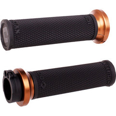 ODI - Ruffian Lock-On Street Grips - Cable - Black/Bronze